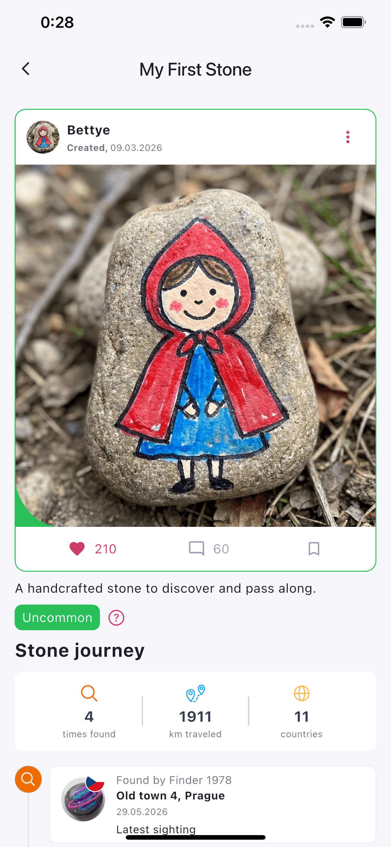 Stone journey