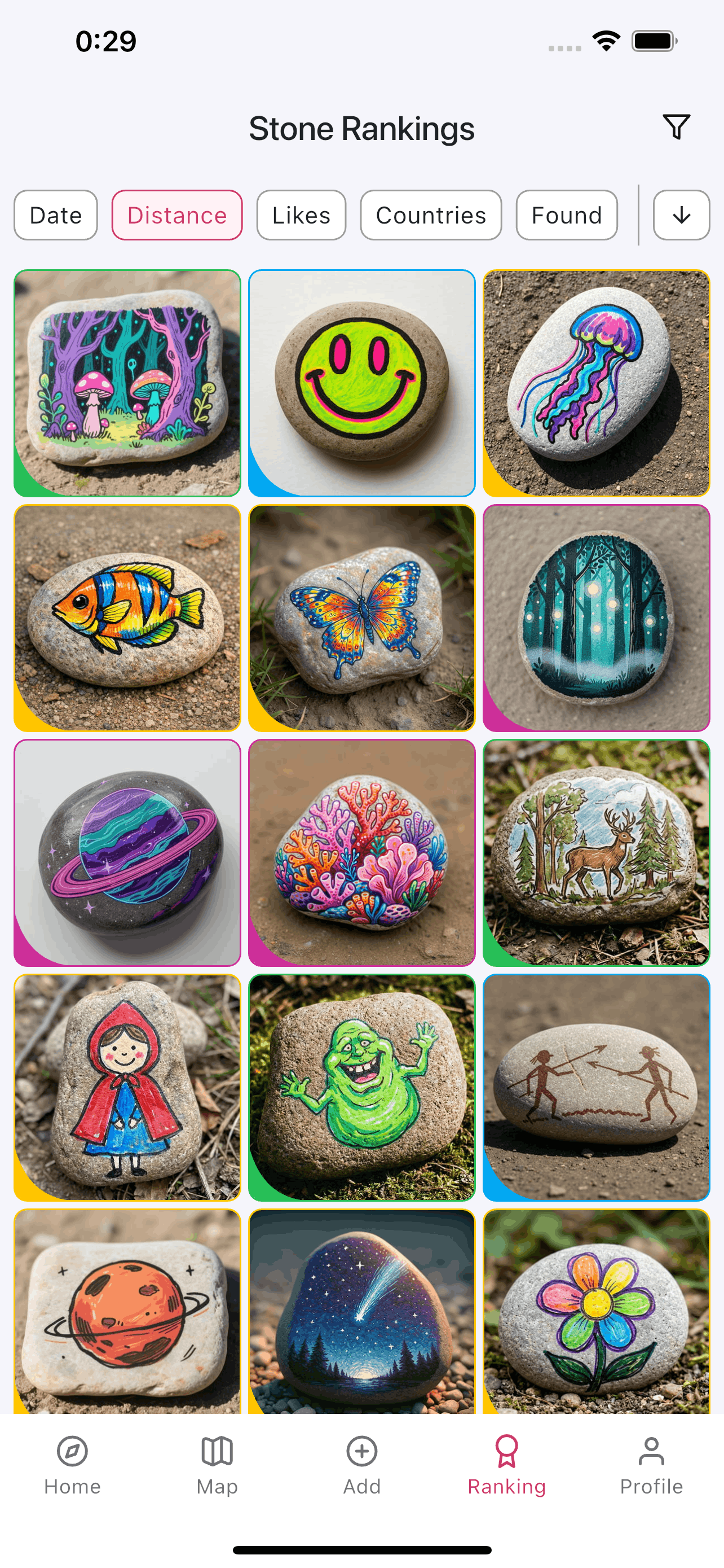 Stone rankings